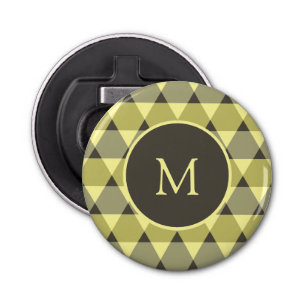Triangles Pattern Button Flesopener