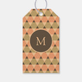 Triangles Pattern Cadeaulabel (Voorkant)
