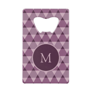 Triangles Pattern Creditkaart Flessenopener