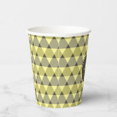 Triangles Pattern Cup Papieren Bekers (Rechts)