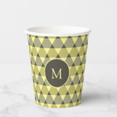 Triangles Pattern Cup Papieren Bekers (Voorkant)