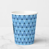 Triangles Pattern Cup Papieren Bekers (Links)