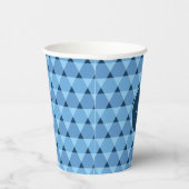 Triangles Pattern Cup Papieren Bekers (Rechts)
