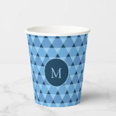 Triangles Pattern Cup Papieren Bekers (Voorkant)