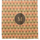 Triangles Pattern Douchegordijn (Voorkant)