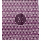 Triangles Pattern Douchegordijn (Voorkant)