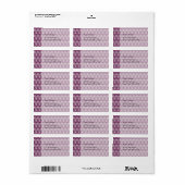 Triangles Pattern Etiket (Full Sheet)