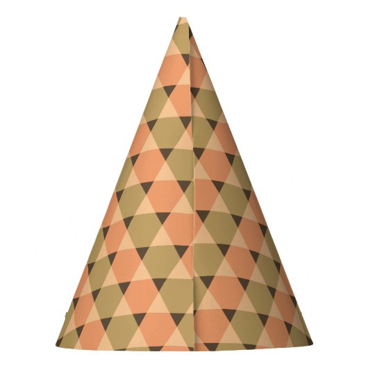 Triangles Pattern Feesthoedjes (Achterkant)