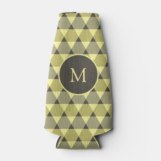 Triangles Pattern Flesjeskoeler (Voorkant)