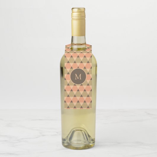 Triangles Pattern Flessenhanger (Op fles)