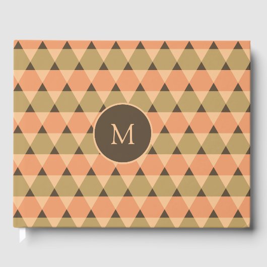 Triangles Pattern Gastenboek (Voorkant)