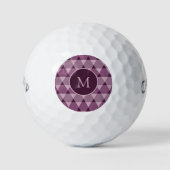 Triangles Pattern Golfballen (Voorkant)
