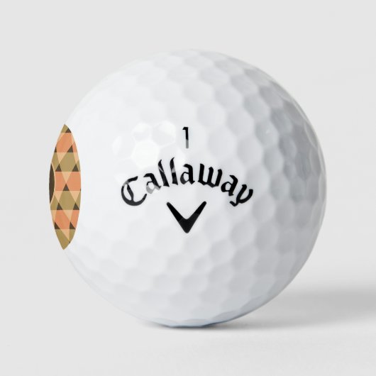 Triangles Pattern Golfballen (Logo)