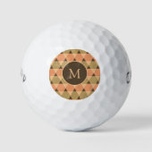 Triangles Pattern Golfballen (Voorkant)