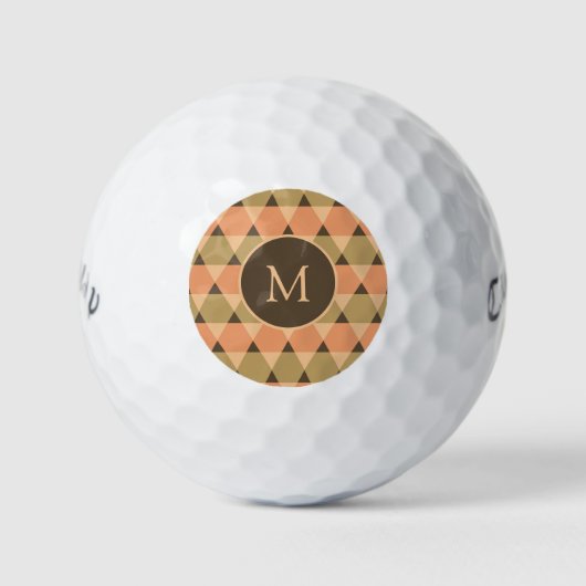 Triangles Pattern Golfballen (Voorkant)