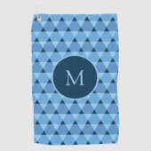 Triangles Pattern Golfhanddoek (Voorkant)