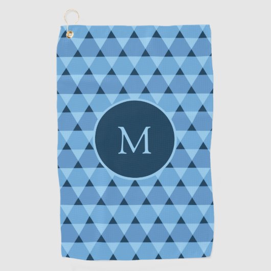Triangles Pattern Golfhanddoek (Voorkant)
