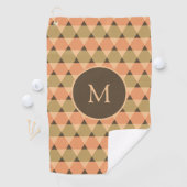 Triangles Pattern Golfhanddoek (Insitu)