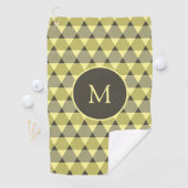 Triangles Pattern Golfhanddoek (Insitu)