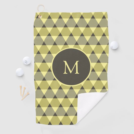 Triangles Pattern Golfhanddoek (Insitu)