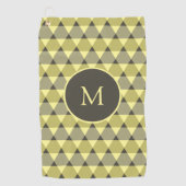 Triangles Pattern Golfhanddoek (Voorkant)