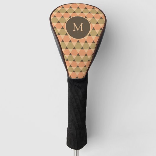 Triangles Pattern Golfheadcover (Voorkant)