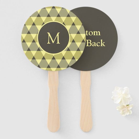 Triangles Pattern Handwaaier (Voorkant en achterkant)