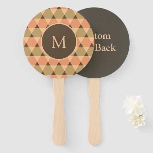 Triangles Pattern Handwaaier (Voorkant en achterkant)