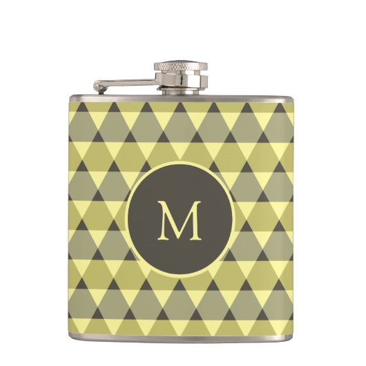 Triangles Pattern Heupfles (Voorkant)