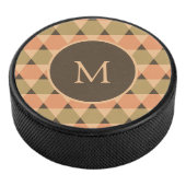Triangles Pattern Hockey Puck (3/4)