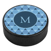 Triangles Pattern Hockey Puck (3/4)