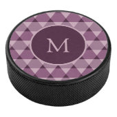 Triangles Pattern Hockey Puck (3/4)
