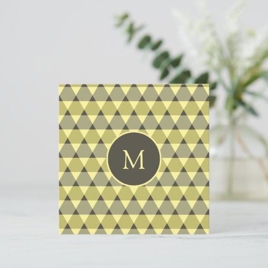 Triangles Pattern Kaart (Staand voorkant)