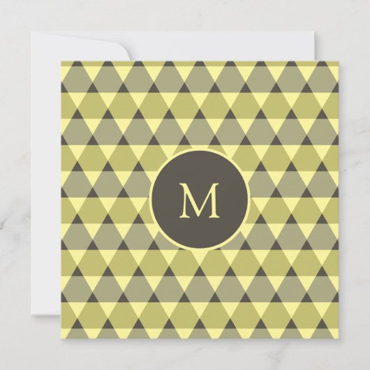 Triangles Pattern Kaart (Voorkant)
