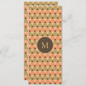 Triangles Pattern Kaart (Voorkant / Achterkant)