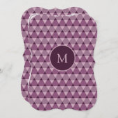 Triangles Pattern Kaart (Voorkant / Achterkant)