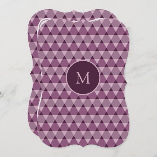 Triangles Pattern Kaart (Voorkant / Achterkant)