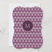 Triangles Pattern Kaart (Voorkant)