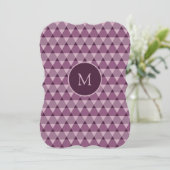 Triangles Pattern Kaart (Staand voorkant)