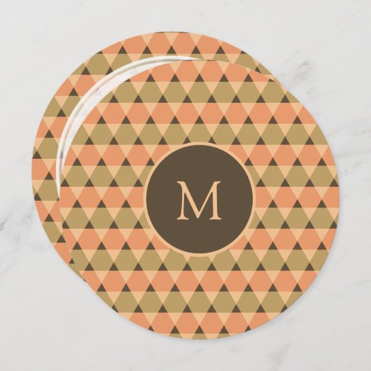 Triangles Pattern Kaart (Voorkant / Achterkant)