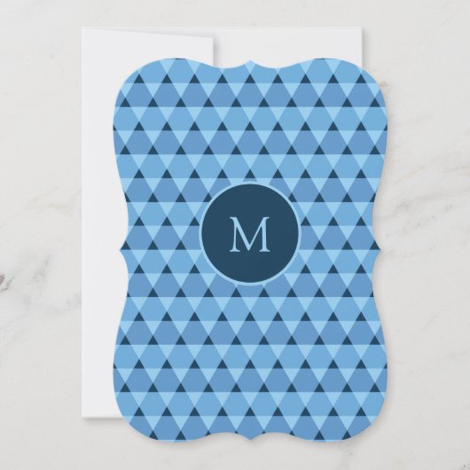 Triangles Pattern Kaart (Voorkant)
