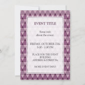 Triangles Pattern Kaart (Achterkant)