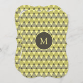 Triangles Pattern Kaart (Voorkant / Achterkant)