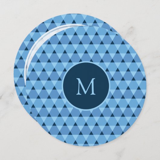 Triangles Pattern Kaart (Voorkant / Achterkant)