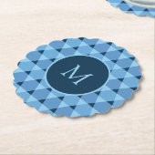 Triangles Pattern Kartonnen Onderzetters (Gekanteld)