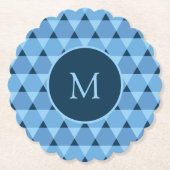 Triangles Pattern Kartonnen Onderzetters (Voorkant)