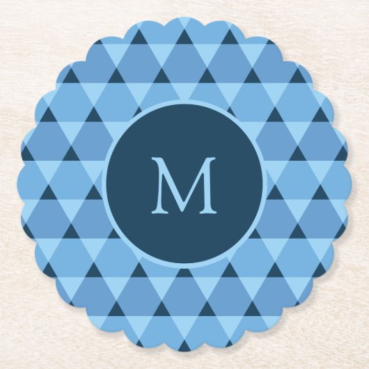 Triangles Pattern Kartonnen Onderzetters (Voorkant)