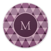 Triangles Pattern Keramische Knop (Voorkant)