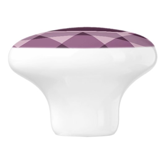 Triangles Pattern Keramische Knop (Zijkant)