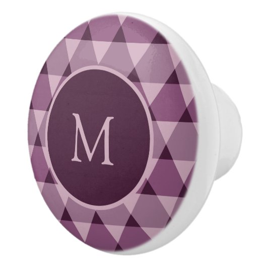 Triangles Pattern Keramische Knop (Rechts)